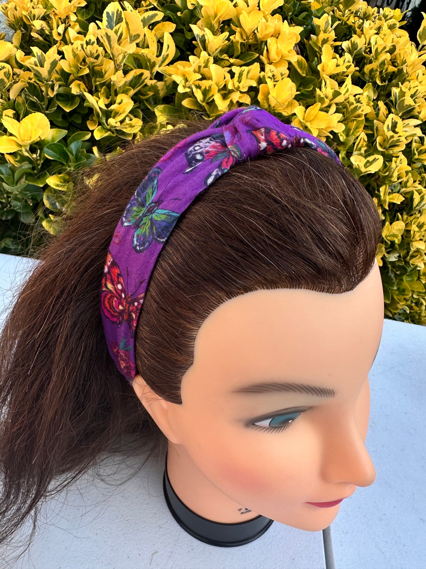 Red Butterfly Head Band