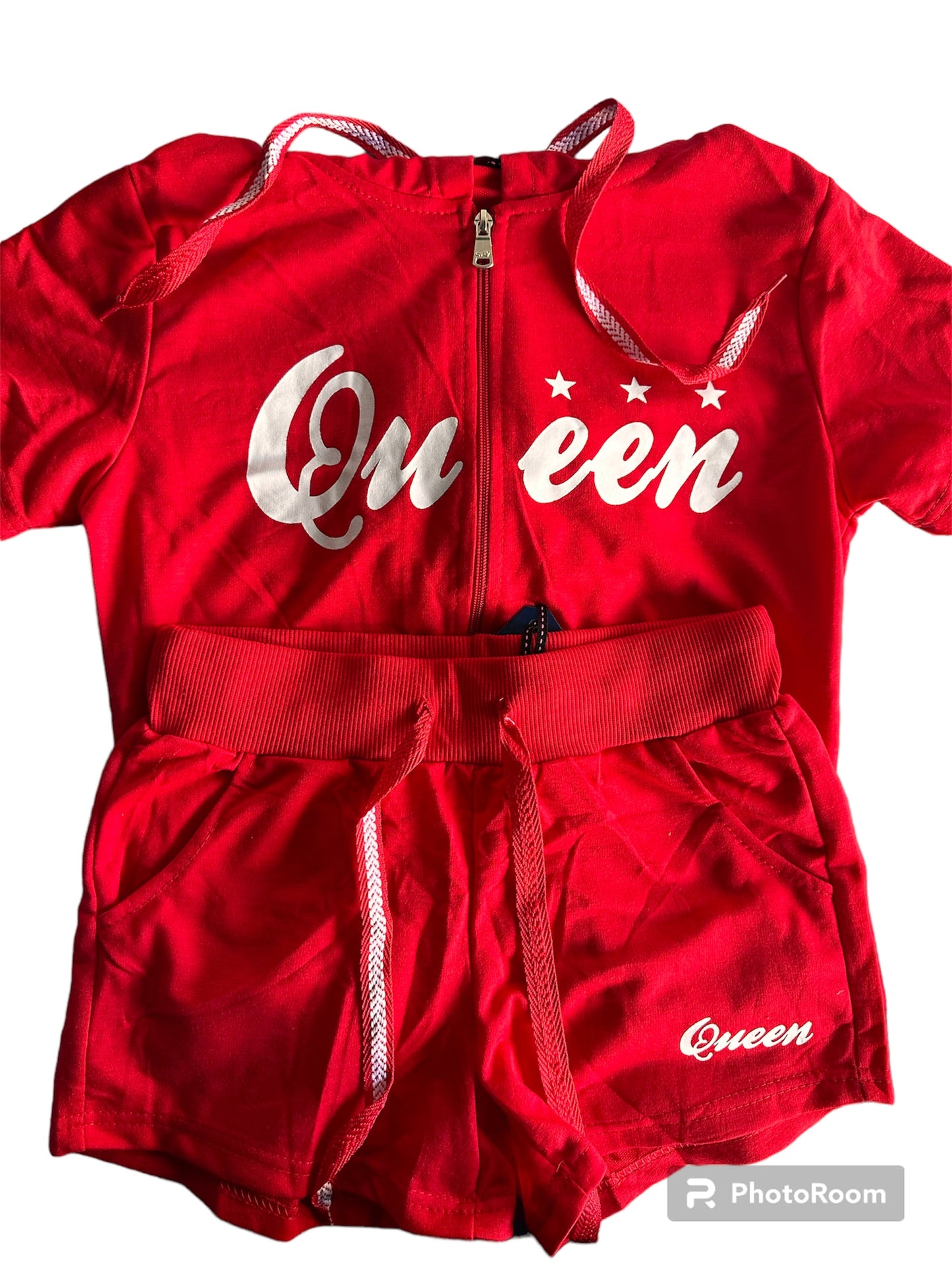 Queen short set